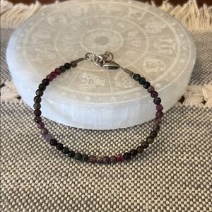 Tourmaline Beaded Bracelet - Multicolor